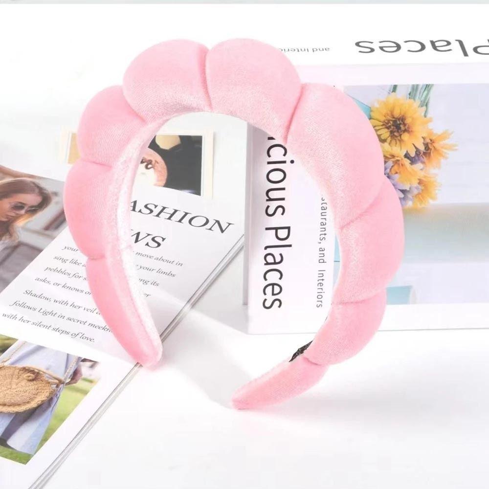 Băng Đô Cài Tóc Bằng Xốp Đan Chéo Phong Cách Hàn Quốc Cổ Điển Thời Trang Cho Spa