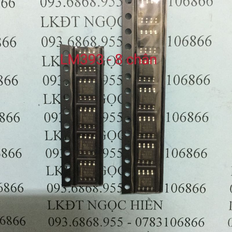 IC dánn LM393 - 8 chân ( combo 3 con)