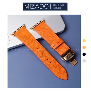 Dây da thủ công Epsom Cam dành cho đồng hồ iWatch, đồng hồ thông minh, đồng hồ cơ MIZADO DDTC113