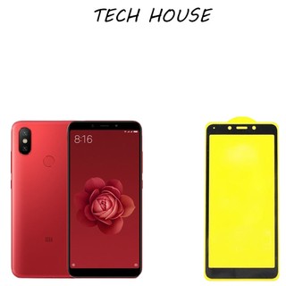 Kính cường lực full màn xiaomi mi 6x / mi a2 đen