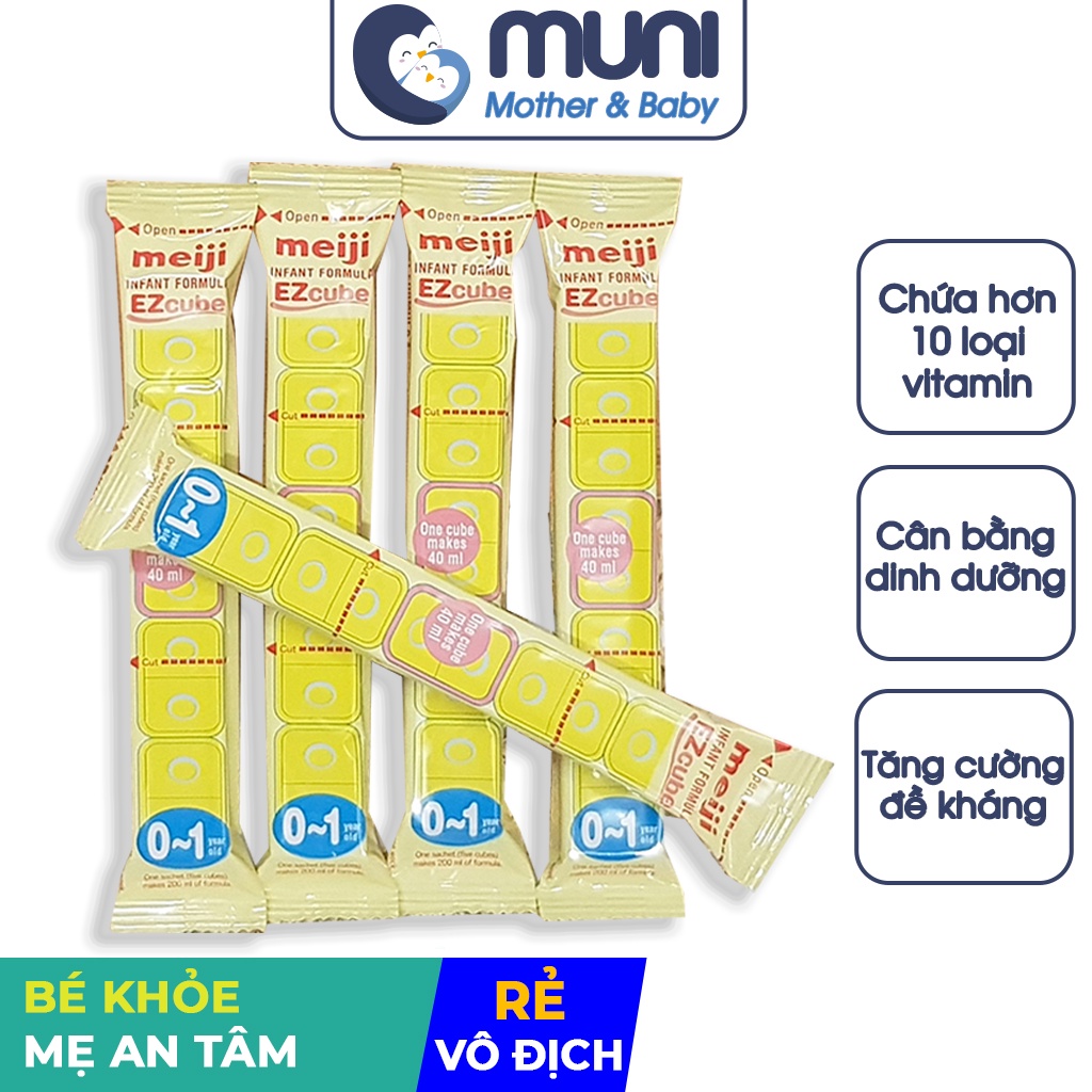 [Có Bán Lẻ Theo Thanh] Sữa Thanh Meiji Nhập Khẩu Cho Bé