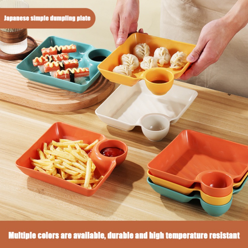 Đĩa Đựng Sốt / Bánh Bao / Giấm Siêu Bền Màu Sắc Đơn Giản Phong Cách Nhật Bản