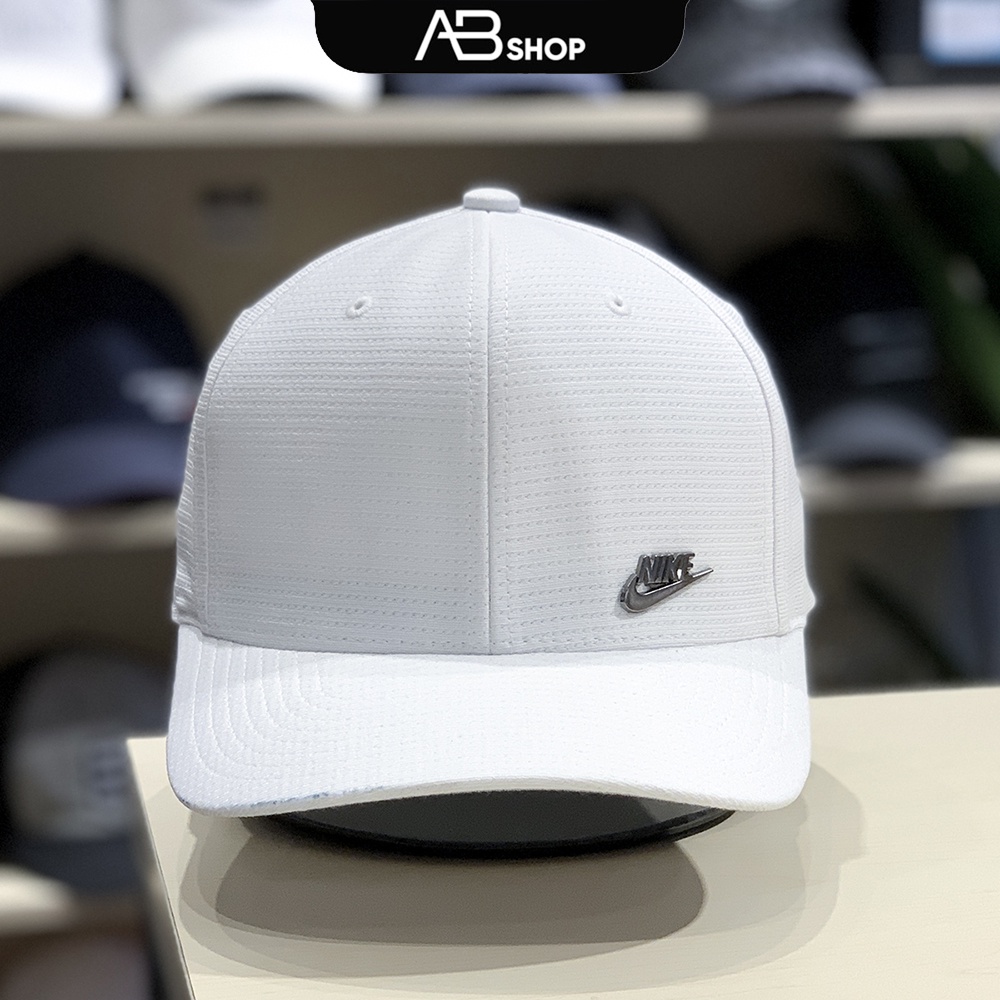 Mũ Nón Lưỡi Trai Nike Logo Inox Bít Đuôi