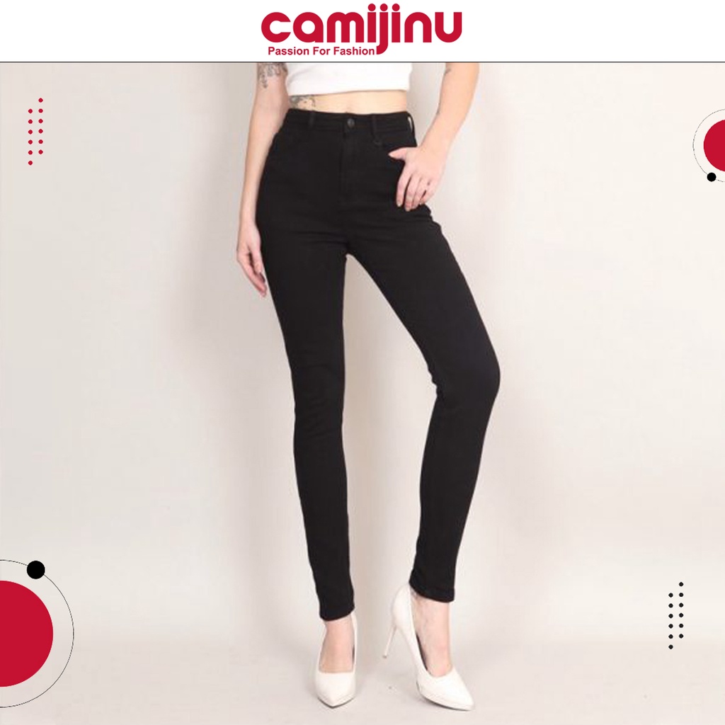 Quần Jeans Nữ Skiny Trơn Trắng