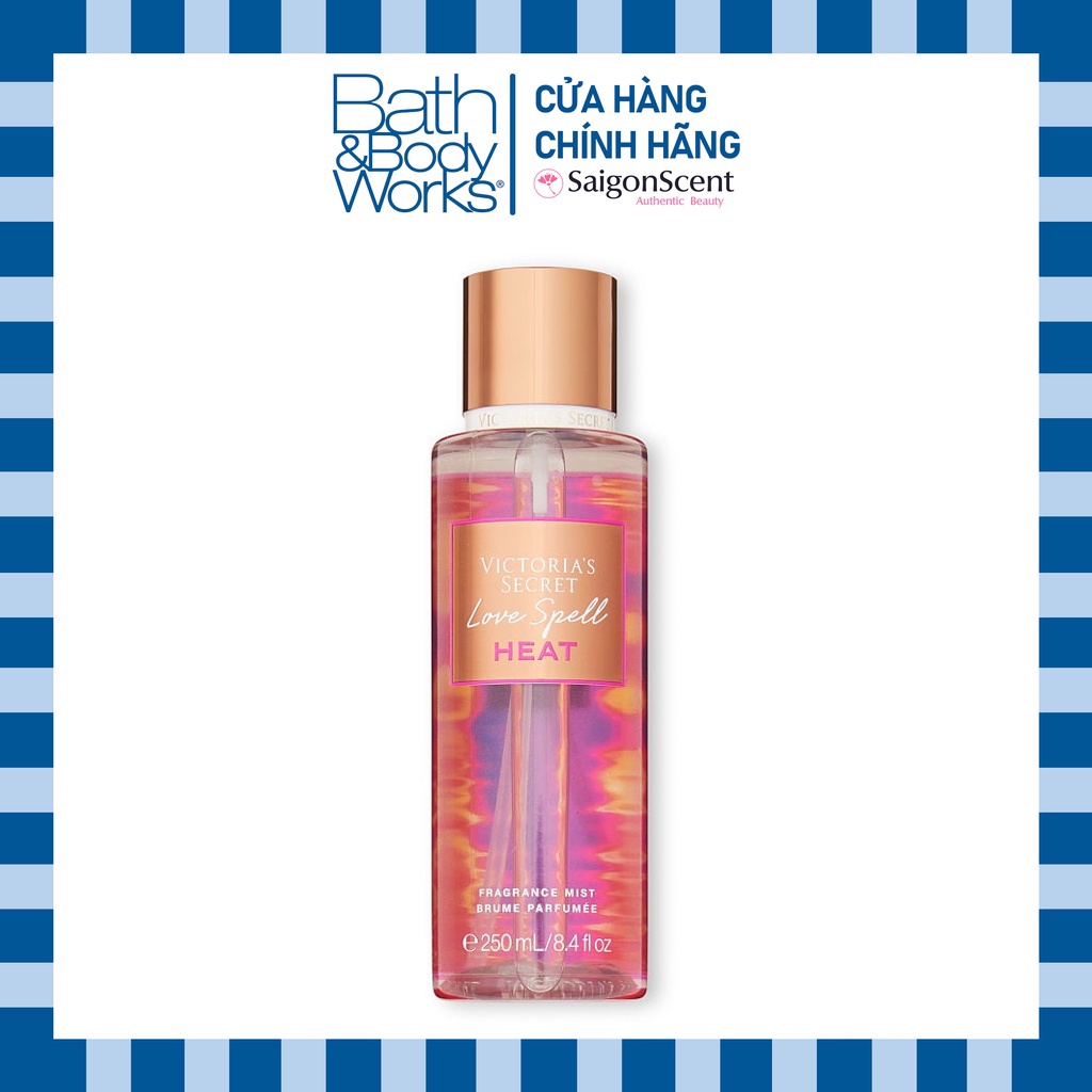 Xịt thơm toàn thân Victoria's Secret - Love Spell Heat (250ml)