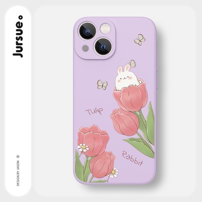 Ốp lưng JURSUE mềm chống sốc hình dễ thương đẹp độc lạ Cho iPhone 17 16 15 14 13 12 11 Pro Max SE 2020 X XR XS ip 8 7 Plus Y2810