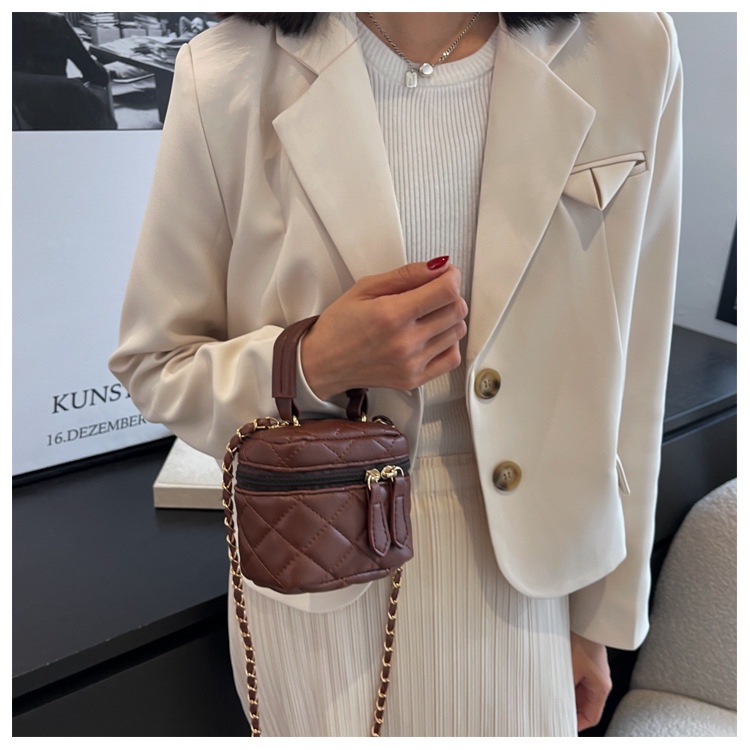 Túi Đeo Chéo Mini Thêu Họa Tiết Thời Trang Hàn Quốc Cho Nữ