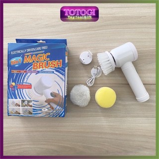 Bàn chải vệ sinh điện magic brush, dụng cụ vệ sinh nhà tắm.