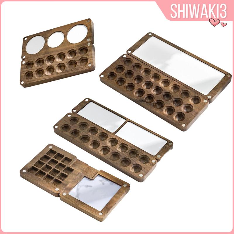 [Shiwaki] Khay Gỗ Đựng Màu Vẽ Du Lịch