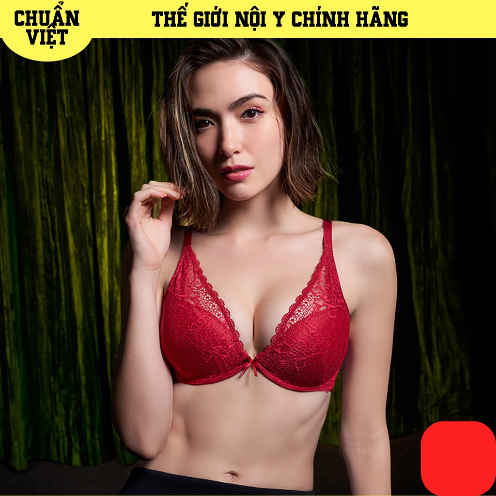 Áo Lót Nữ Triumph Diva 388 WHU E001635 - Áo Ngực Có Gọng - Mút Rời Nâng Ngực - Deep V Sâu Tạo Khe Ngực