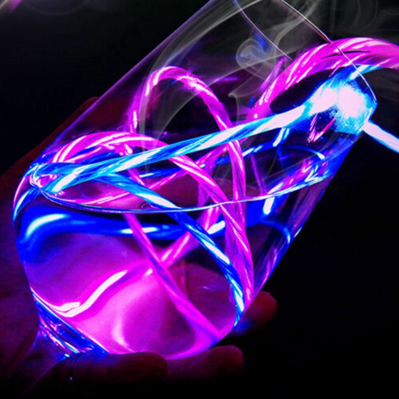 Dây Cáp Sạc / Truyền Dữ Liệu USB Type-C Có Đèn LED Phát Sáng Cho Huawei Android