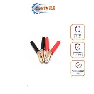 Bộ 2 đầu kẹp ắc quy cá sấu mạ đồng, inox kiểm ta bình ắc quy xe hơi, ô tô 50a, 75a, 150a , 200a