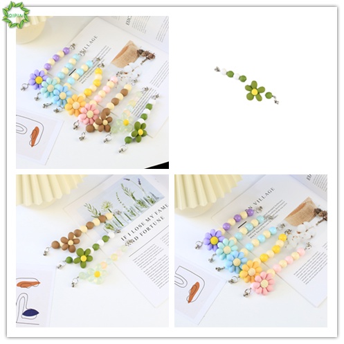 Dây Đeo Điện Thoại Bằng Acrylic Chống Thất Lạc Hình Hoa Dễ Thương