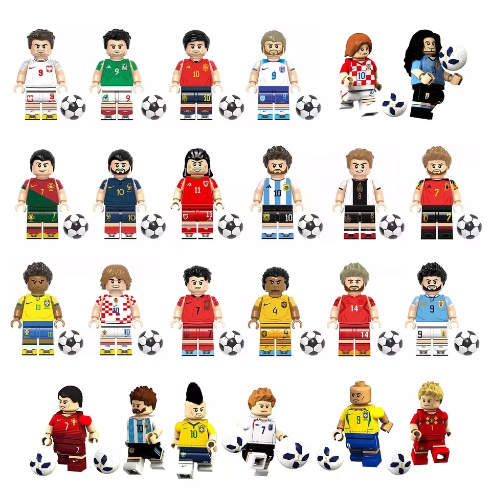 Mô Hình Cầu Thủ Bóng Đá Ronaldo Messi