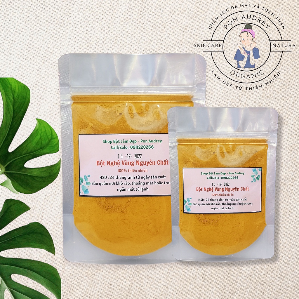 Bột Nghệ Vàng Nguyên Chất Thiên Nhiên