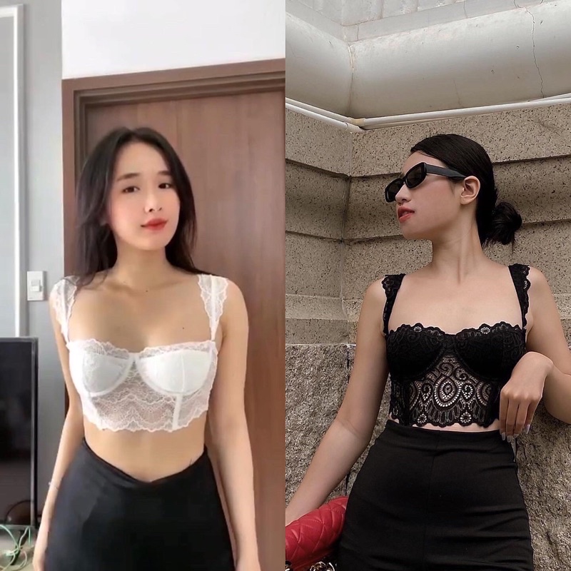 Áo Corset có gọng vai cánh tiên
