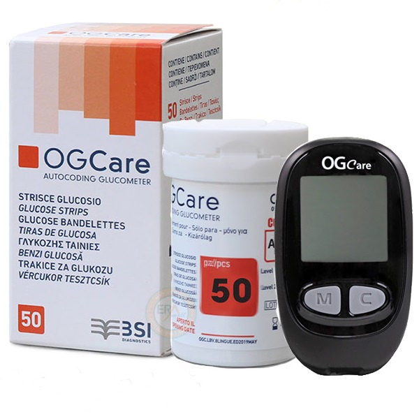 que thử đường huyết Ogcare 50 que và 25 que