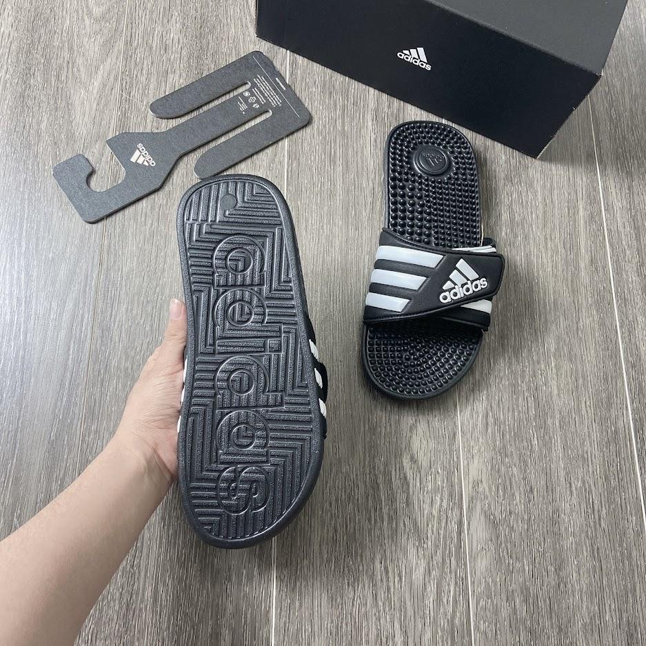 Dép Adidas Adissage Black White
