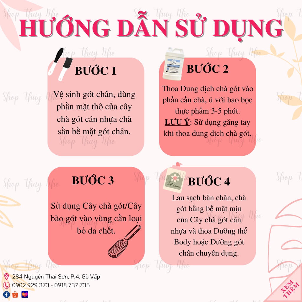 Cây bào gót chân, cây cạo gót chân Inox không gỉ cao cấp dụng cụ làm sạch gót chân chuyên dụng nghệ thuật nail spa