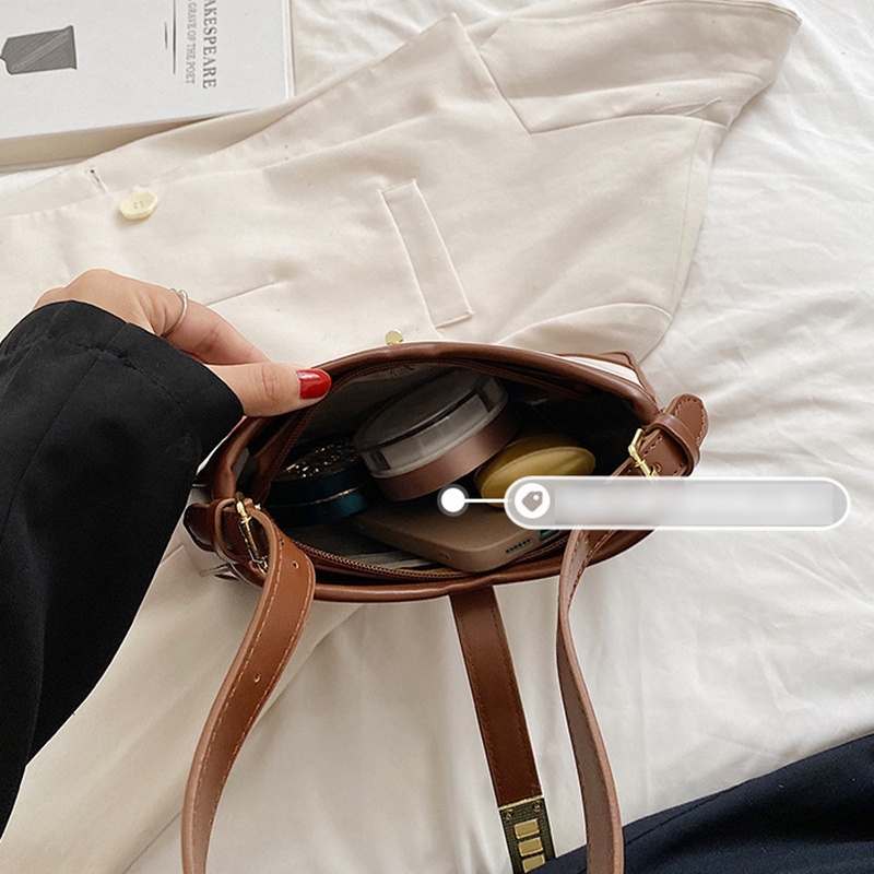 Túi Đeo Vai Màu Sắc Retro Thời Trang Dành Cho Nữ