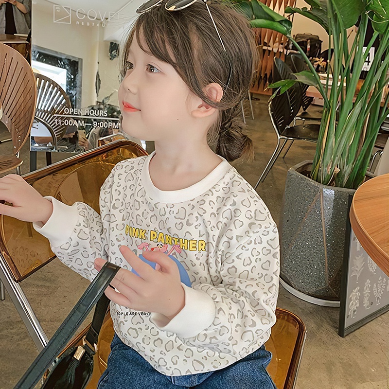 Áo Thun Sweater In Họa Tiết Hoạt Hình Dễ Thương Cho Bé Gái Từ 1-9 Tuổi