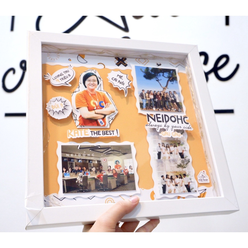 Khung Hình Fairwell - Quà Tặng Chia Tay Đồng Nghiệp - Khung Hình Scrapbook Handmade