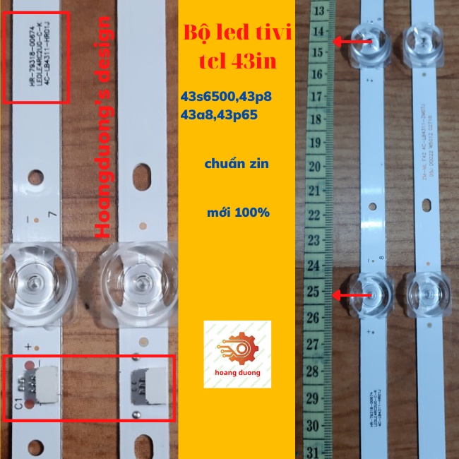 Thanh led tivi tcl 43s6500,43a8,43p8,43p65-dthoangduong