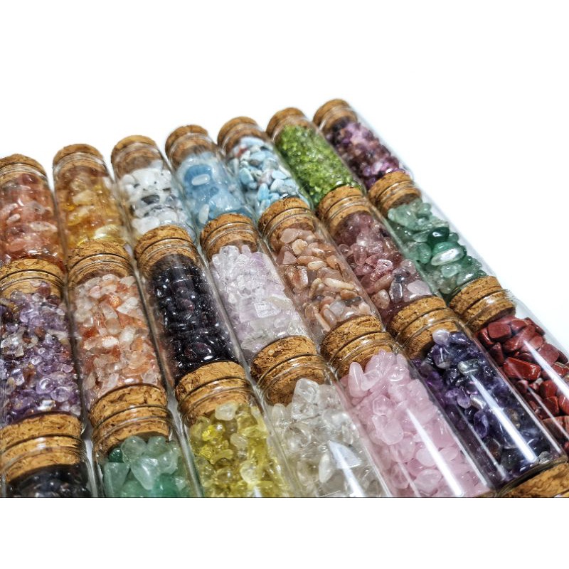 Các loại hũ đá vụn bóng tự nhiên thanh tẩy Tarot, hỗ trợ tăng năng lượng, trưng bày sưu tầm..