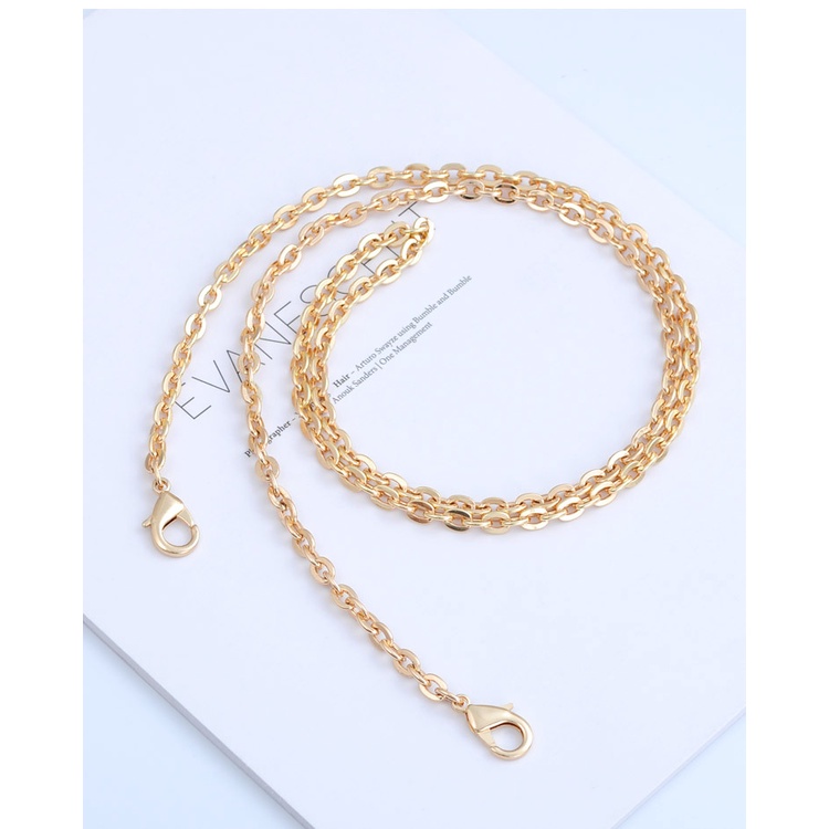 Dây túi xách thay thế, dây xích túi xách Tobun Fashion khoá tôm hùm chiều dài 20cm, 100cm và 120cm