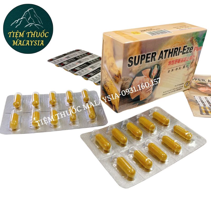 Thư Gân Hoạt Lạc Phong Thấp Hoàn Athri Eze Malaysia Hộp 30 viên