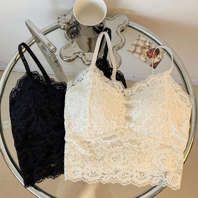 Áo Ngực Croptop Ren Hoa Mềm Mại Đệm Mút Nâng Ngực Quyến Rũ DORIS 2280