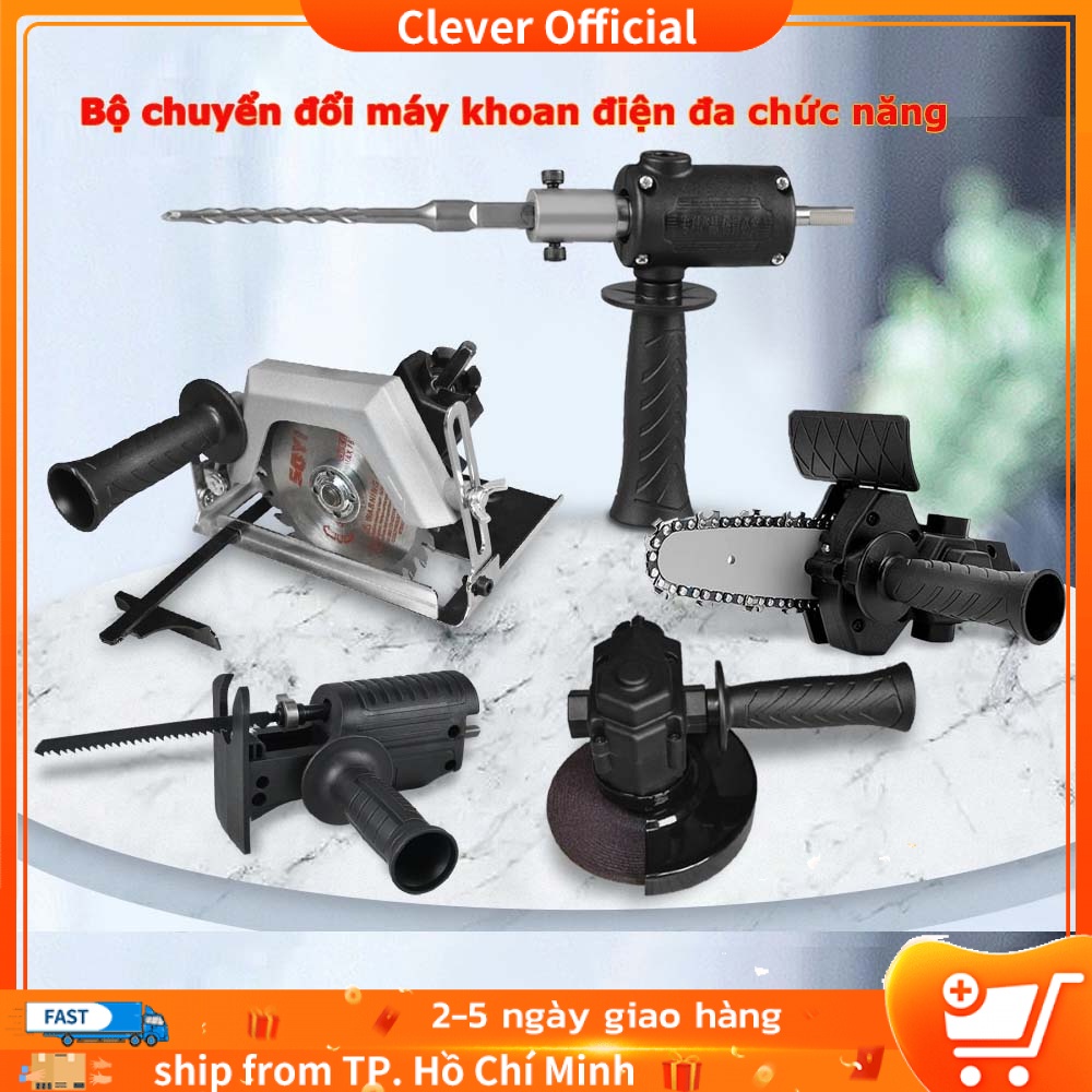 Bộ Chuyển Đổi Máy Khoan Thành Máy Cưa Lọng Cầm Tay HILDA (Tặng kèm 3 lưỡi cưa)