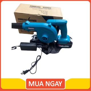 Máy thổi bụi pin makita 198v, pin chuẩn 10 cell, sài chung pin makita 18v