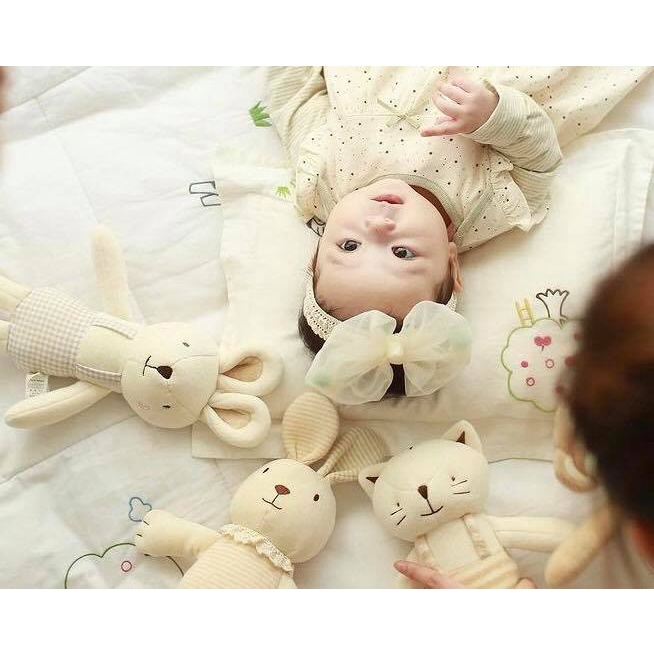 Thú Bông Organic Hàn Quốc Bless Nature Baby Hellen Stein an toàn cho bé