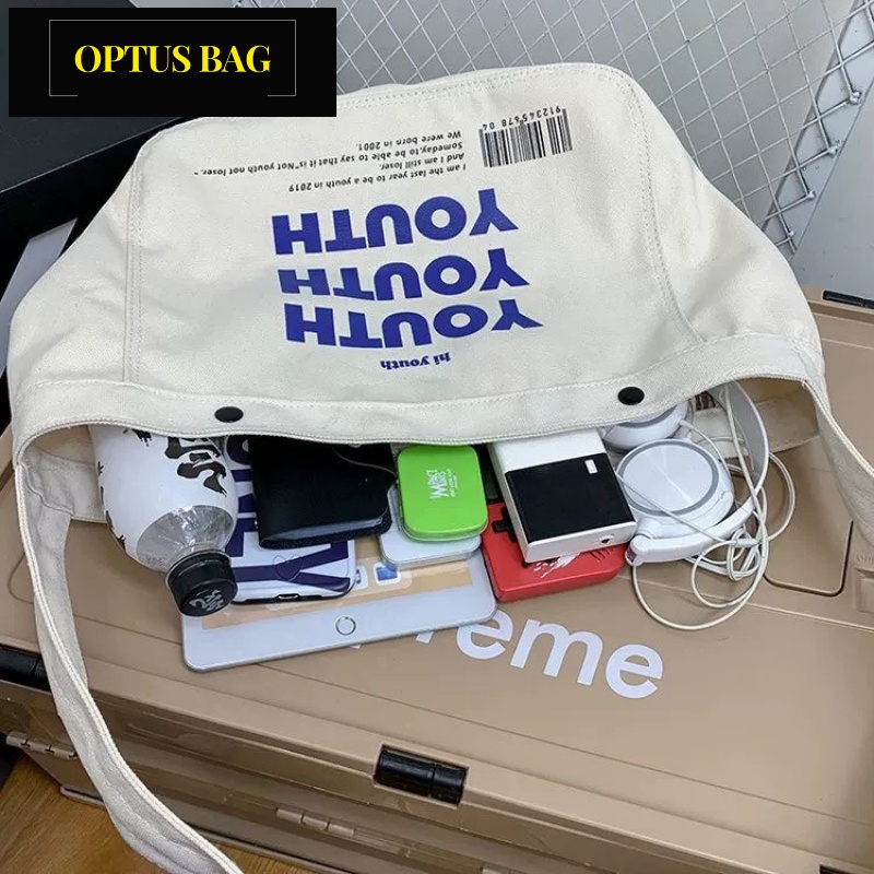 Túi đeo chéo nam nữ thời trang unisex vải canvas đi học đi chơi giá rẻ