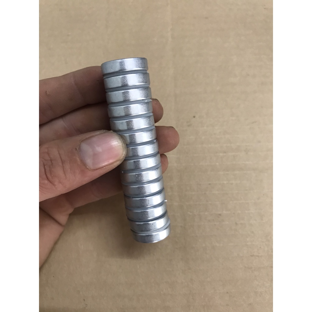 Nam châm viên trắng Neodymium D15x5mm và D20x5