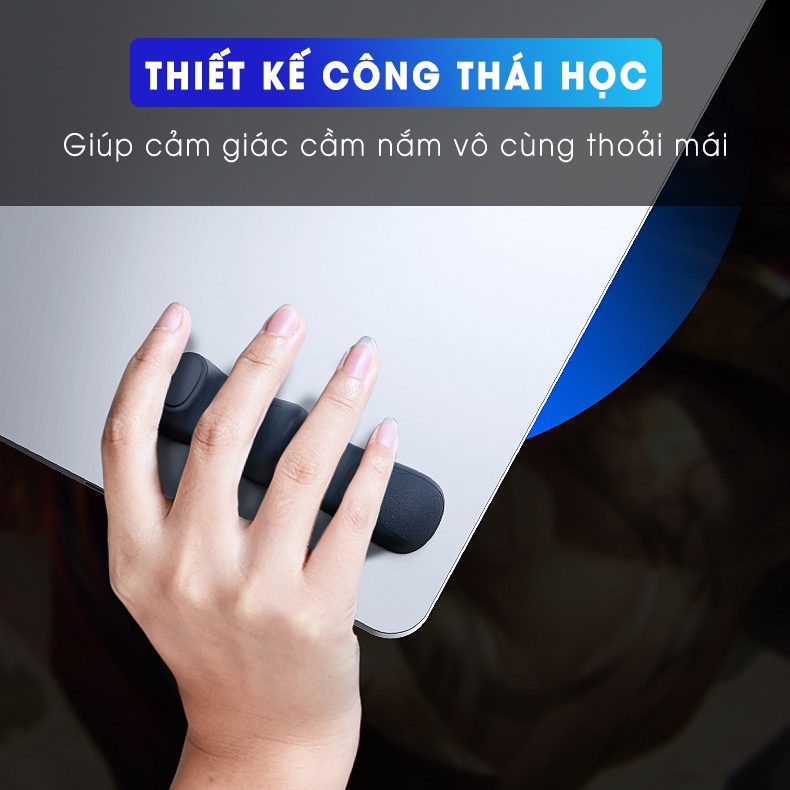 Tay cầm giá đỡ ipad máy tính bảng SIDOTECH PB01 PB02 silicone cho tablet giúp cầm nắm làm việc chơi game thoải mái