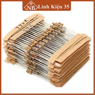 Trở vạch 1/4W 5% 1K2 → 10K (gói 50 con)