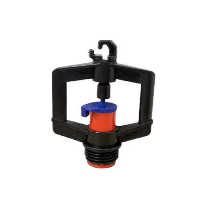 10 Béc tưới cây phun mưa SD609, béc xoay, béc tưới rau giá rẻ có móc treo bằng nhựa trên đỉnh béc
