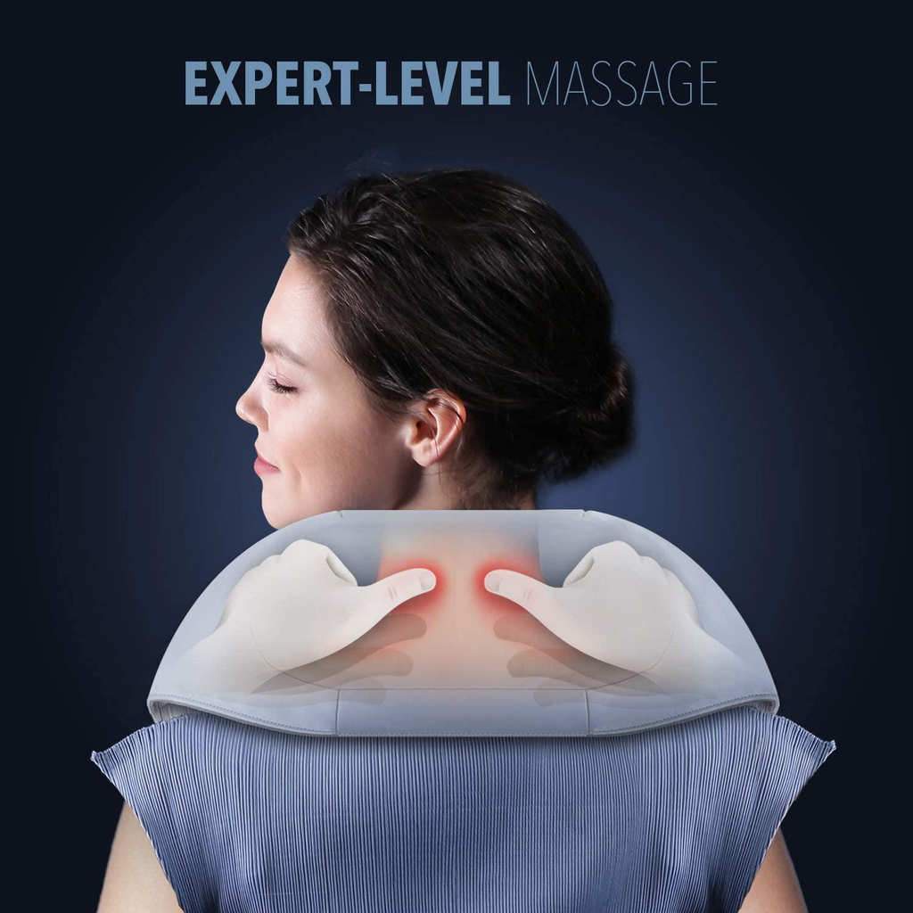 Đai Massage Naipo oCuddle-C1 - Massage Đá Nóng - Giả Lập Bấm Huyệt - Thương Hiệu Đức - Hàng Xuất USA - Mới 100% Sealbox