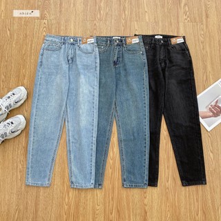 Quần baggy trơn - quần jean nữ nhiennhienvintage BQ203