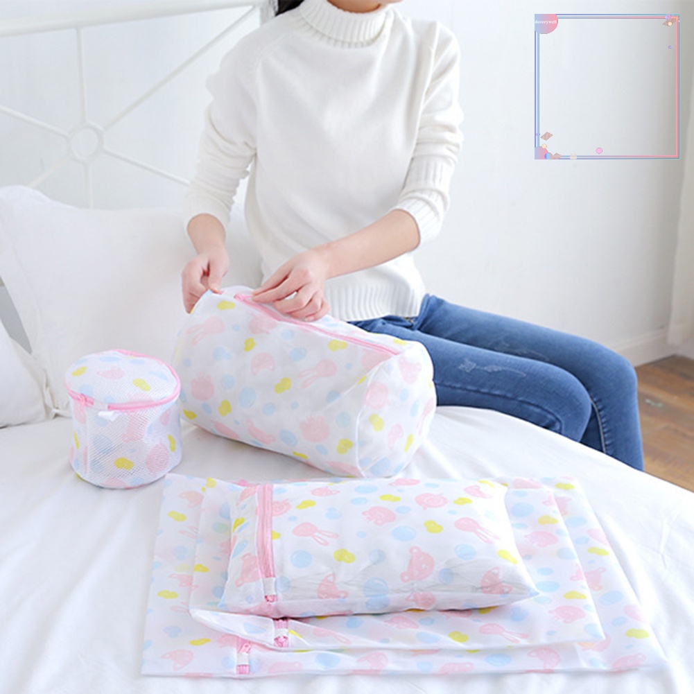 Túi Lưới Giặt Đồ Lót / Vớ Có Khóa Kéo Tiện Dụng Cho Máy Giặt dov5