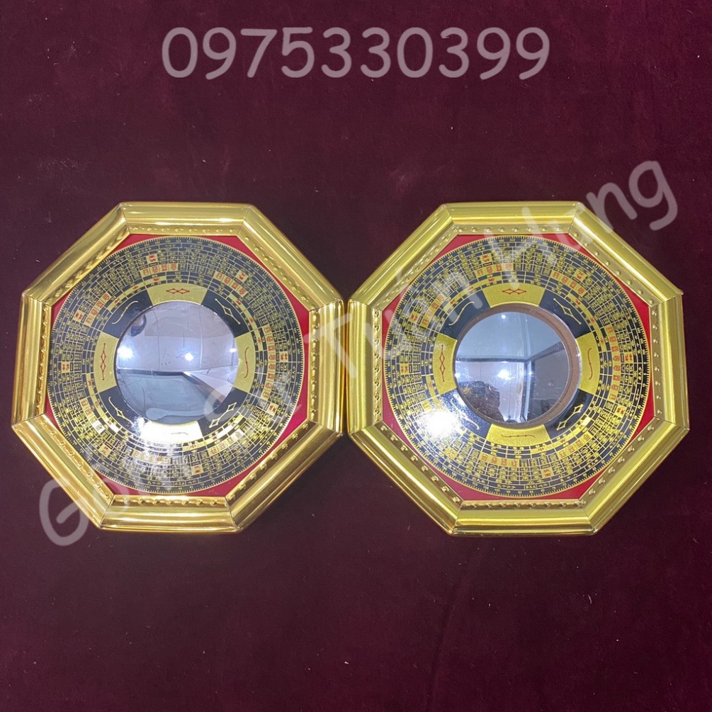 Gương Bát Quái, Gương là kinh cầu lồi kích thước 17cm