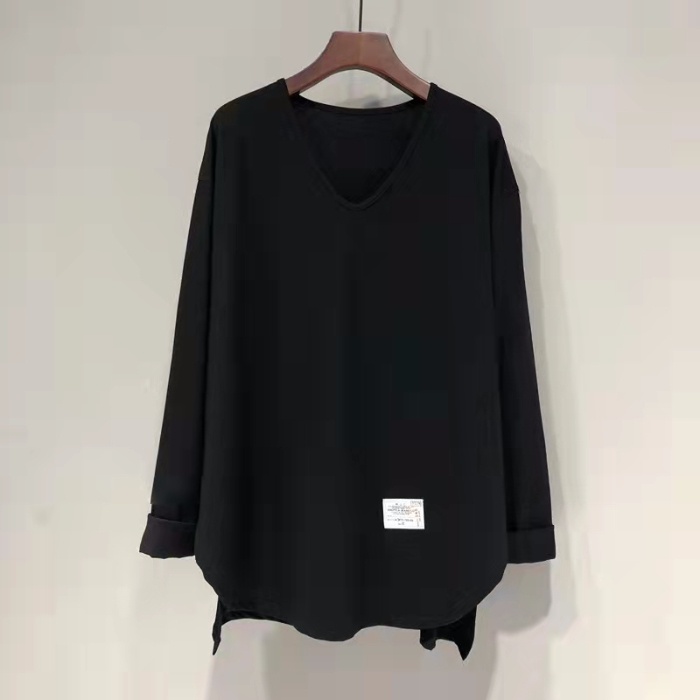 Áo nhung SUXI dài tay dáng rộng màu sắc đơn giản thời trang mùa thu dành cho nữ