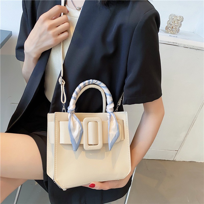 Túi xách nữ thời trang MOKANA túi da đeo chéo đeo vai cỡ vừa phong cách Hàn Quốc TX003
