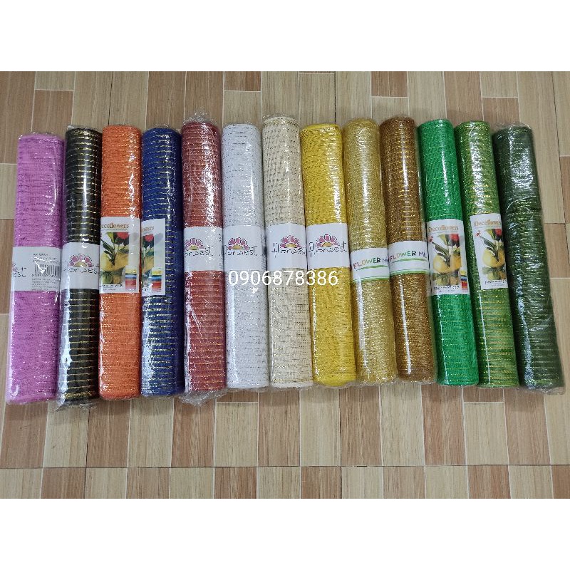 trang trí gói hoa sáp hoa thật
