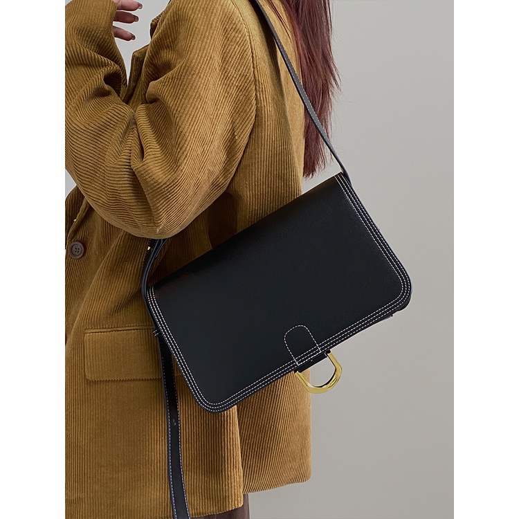 Túi Tote Hình Vuông Cỡ Lớn Phong Cách Retro Thời Trang