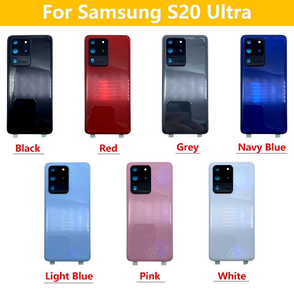 Mới Nắp Đậy Pin Thay Thế Cho Camera Sau Điện Thoại Samsung Galaxy Note 20 S20 Ultra