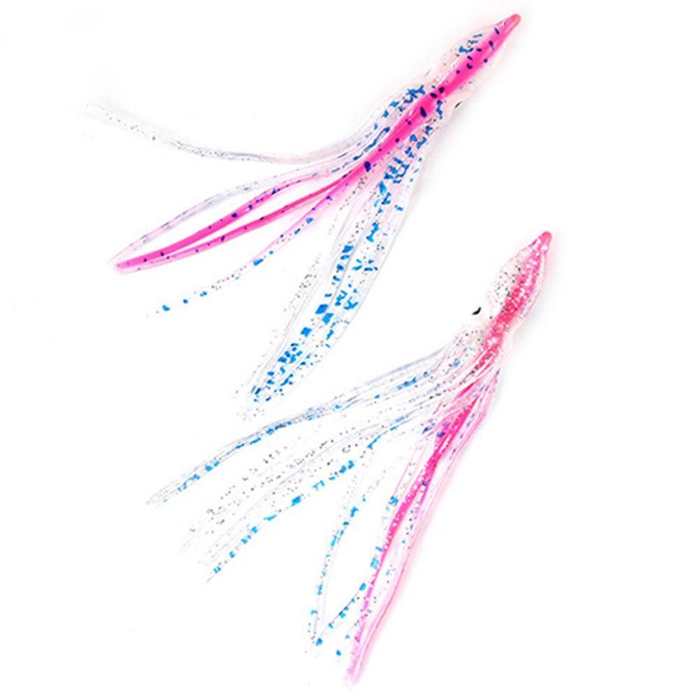 Set 6 Mồi Câu Cá Giả Hình Bạch Tuộc Màu Sắc Ngẫu Nhiên 12cm 4g