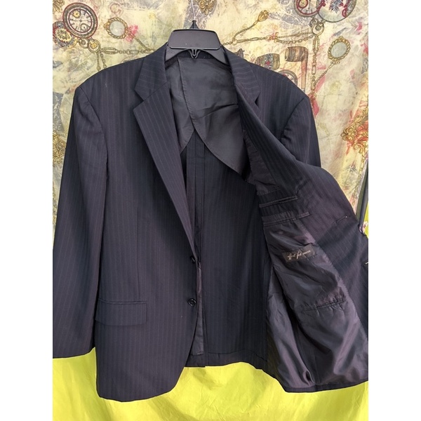 ❣️Áo Vest Blazer size to NAM hè thu 2hands đen mờ sọc dọc 😍 ơi